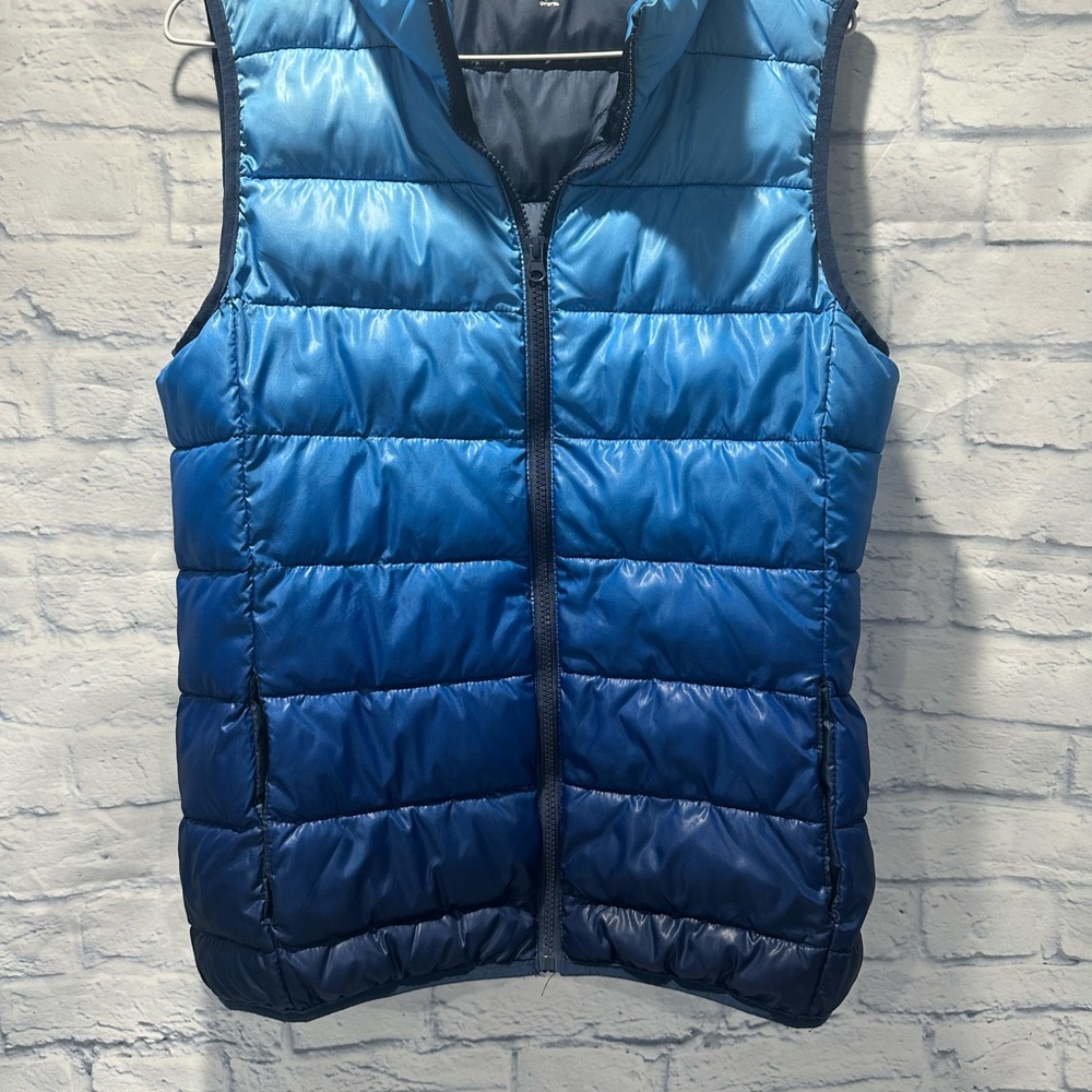 Blue Gradient Jackson Hole Outerwear Puffer Vest Size Medium